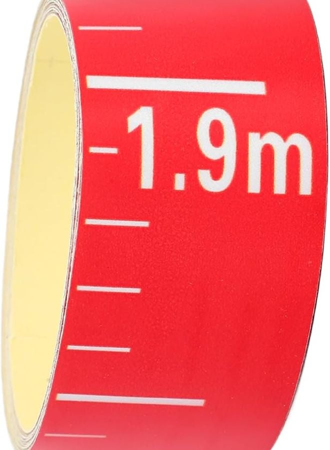 مقياس مستوى الماء العاكز ملصق ذاتي اللصق مسطرة قياس الماء لحوض السباحة حوض الأسماك الخزان البركة - Image 1